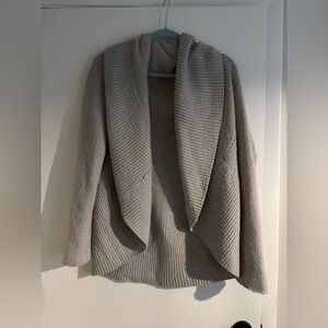 Vince Beige Women's Cardigan Shawl
